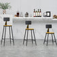 Industrial Footrest Bristol Stool Matte Finish Iron Bar Stool Clearhalo 'Bar Furniture' 'Bar Stools' 'bar_stools' 'furn' 'furn_bar_stools' 'Furniture' 'furniture_bar_stools' 'Kitchen & Dining Furniture' 4862389