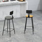 Industrial Footrest Bristol Stool Matte Finish Iron Bar Stool Clearhalo 'Bar Furniture' 'Bar Stools' 'bar_stools' 'furn' 'furn_bar_stools' 'Furniture' 'furniture_bar_stools' 'Kitchen & Dining Furniture' 4862396