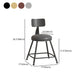 Industrial Footrest Bristol Stool Matte Finish Iron Bar Stool Clearhalo 'Bar Furniture' 'Bar Stools' 'bar_stools' 'furn' 'furn_bar_stools' 'Furniture' 'furniture_bar_stools' 'Kitchen & Dining Furniture' 4862406