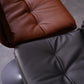 Modern Swivel Adjustable Height Barstool Matte Finish Leather Stool Clearhalo 'Bar Furniture' 'Bar Stools' 'bar_stools' 'furn' 'furn_bar_stools' 'Furniture' 'furniture_bar_stools' 'Kitchen & Dining Furniture' 4862516
