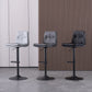 Modern Swivel Adjustable Height Barstool Matte Finish Leather Stool Clearhalo 'Bar Furniture' 'Bar Stools' 'bar_stools' 'furn' 'furn_bar_stools' 'Furniture' 'furniture_bar_stools' 'Kitchen & Dining Furniture' 4862520