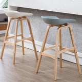 Scandinavian Footrest Milk Tea Shop Stool Matte Finish Plastic Barstool Clearhalo 'Bar Furniture' 'Bar Stools' 'bar_stools' 'furn' 'furn_bar_stools' 'Furniture' 'furniture_bar_stools' 'Kitchen & Dining Furniture' 4862524