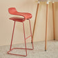 Scandinavian Restaurant Footrest Stool Matte Finish Plastic Bar Stool Clearhalo 'Bar Furniture' 'Bar Stools' 'bar_stools' 'furn' 'furn_bar_stools' 'Furniture' 'furniture_bar_stools' 'Kitchen & Dining Furniture' 4862608