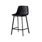 Scandinavian Footrest Living Room Stool Matte Finish PU Leather Barstool Clearhalo 'Bar Furniture' 'Bar Stools' 'bar_stools' 'furn' 'furn_bar_stools' 'Furniture' 'furniture_bar_stools' 'Kitchen & Dining Furniture' 4862721