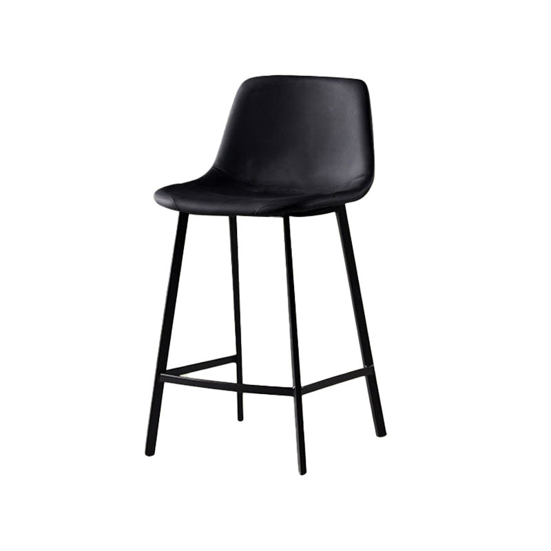 Scandinavian Footrest Living Room Stool Matte Finish PU Leather Barstool Clearhalo 'Bar Furniture' 'Bar Stools' 'bar_stools' 'furn' 'furn_bar_stools' 'Furniture' 'furniture_bar_stools' 'Kitchen & Dining Furniture' 4862721