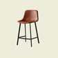 Scandinavian Footrest Living Room Stool Matte Finish PU Leather Barstool Coffee 1 Piece Counter Stool(26"H) Clearhalo 'Bar Furniture' 'Bar Stools' 'bar_stools' 'furn' 'furn_bar_stools' 'Furniture' 'furniture_bar_stools' 'Kitchen & Dining Furniture' 4862722