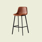 Scandinavian Footrest Living Room Stool Matte Finish PU Leather Barstool Coffee 1 Piece Bar Stool(30"H) Clearhalo 'Bar Furniture' 'Bar Stools' 'bar_stools' 'furn' 'furn_bar_stools' 'Furniture' 'furniture_bar_stools' 'Kitchen & Dining Furniture' 4862734