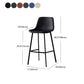 Scandinavian Footrest Living Room Stool Matte Finish PU Leather Barstool Clearhalo 'Bar Furniture' 'Bar Stools' 'bar_stools' 'furn' 'furn_bar_stools' 'Furniture' 'furniture_bar_stools' 'Kitchen & Dining Furniture' 4862749