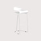 Modern Living Room Footrest Stool Matte Finish Plastic Barstool White 1 Piece Clearhalo 'Bar Furniture' 'Bar Stools' 'bar_stools' 'furn' 'furn_bar_stools' 'Furniture' 'furniture_bar_stools' 'Kitchen & Dining Furniture' 4862776