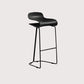 Modern Living Room Footrest Stool Matte Finish Plastic Barstool Black 1 Piece Clearhalo 'Bar Furniture' 'Bar Stools' 'bar_stools' 'furn' 'furn_bar_stools' 'Furniture' 'furniture_bar_stools' 'Kitchen & Dining Furniture' 4862779