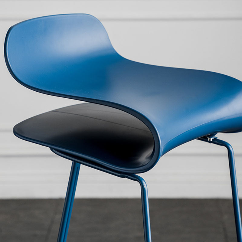 Modern Living Room Footrest Stool Matte Finish Plastic Barstool Clearhalo 'Bar Furniture' 'Bar Stools' 'bar_stools' 'furn' 'furn_bar_stools' 'Furniture' 'furniture_bar_stools' 'Kitchen & Dining Furniture' 4862782