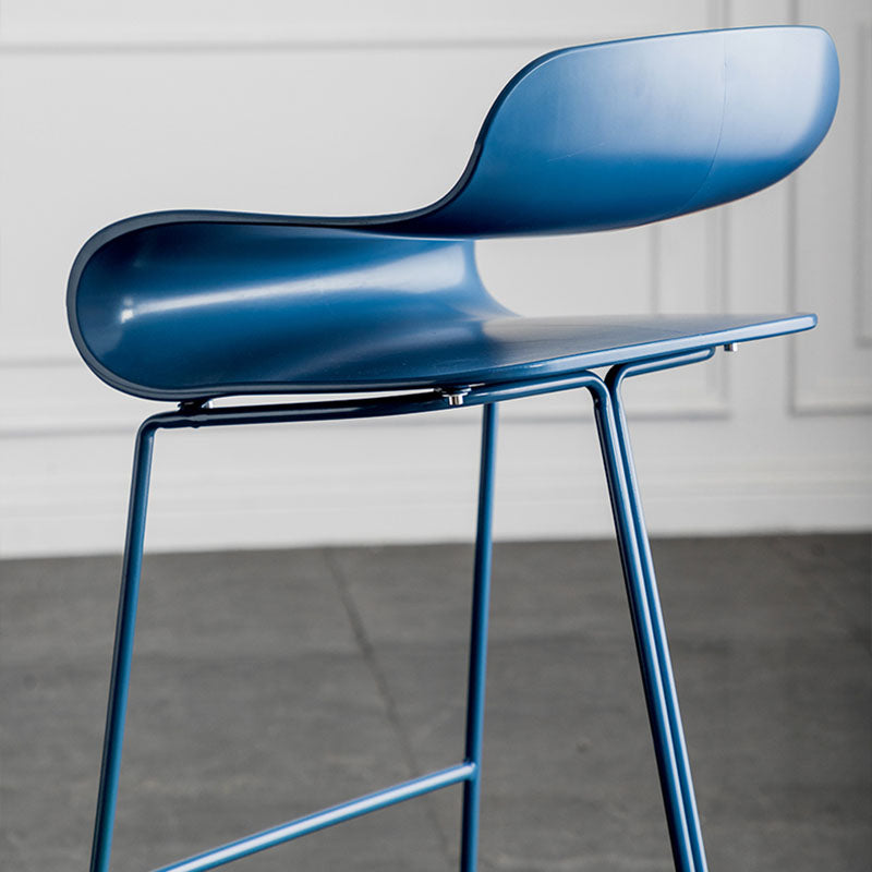 Modern Living Room Footrest Stool Matte Finish Plastic Barstool Clearhalo 'Bar Furniture' 'Bar Stools' 'bar_stools' 'furn' 'furn_bar_stools' 'Furniture' 'furniture_bar_stools' 'Kitchen & Dining Furniture' 4862783