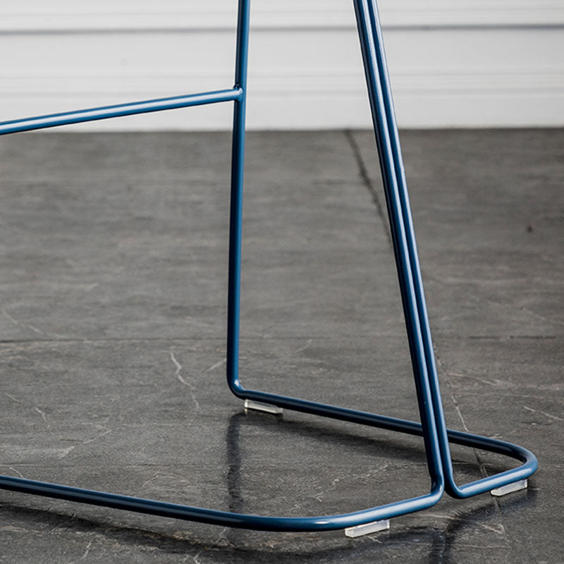 Modern Living Room Footrest Stool Matte Finish Plastic Barstool Clearhalo 'Bar Furniture' 'Bar Stools' 'bar_stools' 'furn' 'furn_bar_stools' 'Furniture' 'furniture_bar_stools' 'Kitchen & Dining Furniture' 4862784