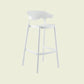 Scandinavian Matte Finish Plastic Barstool Armed Milk Tea Shop Stool White 1 Piece Clearhalo 'Bar Furniture' 'Bar Stools' 'bar_stools' 'furn' 'furn_bar_stools' 'Furniture' 'furniture_bar_stools' 'Kitchen & Dining Furniture' 4862804