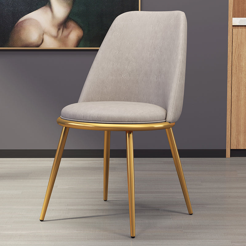 Glam 1/2/5 Pieces Dining Set Round Stone Dining Table for Dining Room Clearhalo 'Dining Room Sets' 'Dining Tables & Seating' 'dining_room_set' 'furn' 'furn_dining_room_set' 'Furniture' 'furniture_dining_room_set' 'Kitchen & Dining Furniture' 4862842