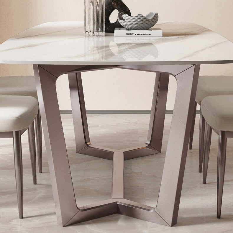 1/2/4/5/7 Pcs Sintered Stone Dining Room Set Table Furniture Set for Home Clearhalo 'Dining Room Sets' 'Dining Tables & Seating' 'dining_room_set' 'furn' 'furn_dining_room_set' 'Furniture' 'furniture_dining_room_set' 'Kitchen & Dining Furniture' 4862897