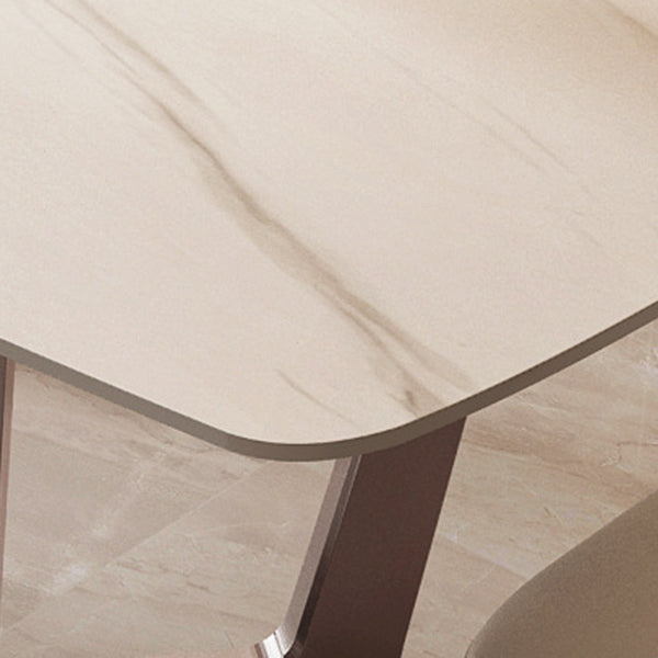 1/2/4/5/7 Pcs Sintered Stone Dining Room Set Table Furniture Set for Home Clearhalo 'Dining Room Sets' 'Dining Tables & Seating' 'dining_room_set' 'furn' 'furn_dining_room_set' 'Furniture' 'furniture_dining_room_set' 'Kitchen & Dining Furniture' 4862898