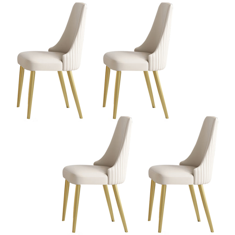 Glam 1/4/5/6/7 Pieces Dining Set Oval Sintered Stone Dining Table Set 4 Beige Chairs Clearhalo 'Dining Room Sets' 'Dining Tables & Seating' 'dining_room_set' 'furn' 'furn_dining_room_set' 'Furniture' 'furniture_dining_room_set' 'Kitchen & Dining Furniture' 4862968