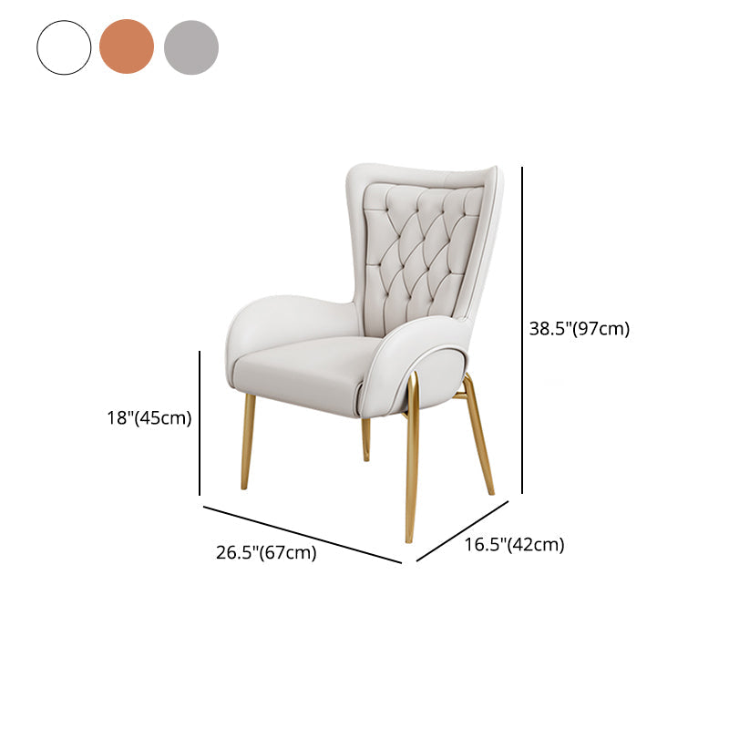 Glam 1/5 Pieces Dining Set Round Stone Dining Table for Kitchen Clearhalo 'Dining Room Sets' 'Dining Tables & Seating' 'dining_room_set' 'furn' 'furn_dining_room_set' 'Furniture' 'furniture_dining_room_set' 'Kitchen & Dining Furniture' 4863002