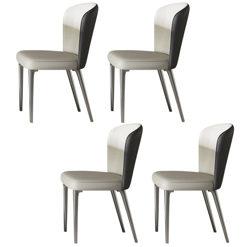 Modern 1/4/5/7/8 Pieces Dining Set Rectangle Dining Table Set for Home Use 4 Beige Chairs Clearhalo 'Dining Room Sets' 'Dining Tables & Seating' 'dining_room_set' 'furn' 'furn_dining_room_set' 'Furniture' 'furniture_dining_room_set' 'Kitchen & Dining Furniture' 4863004