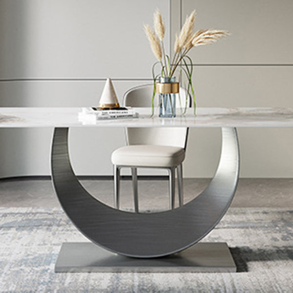 Modern 1/4/5/7/8 Pieces Dining Set Rectangle Dining Table Set for Home Use Clearhalo 'Dining Room Sets' 'Dining Tables & Seating' 'dining_room_set' 'furn' 'furn_dining_room_set' 'Furniture' 'furniture_dining_room_set' 'Kitchen & Dining Furniture' 4863011