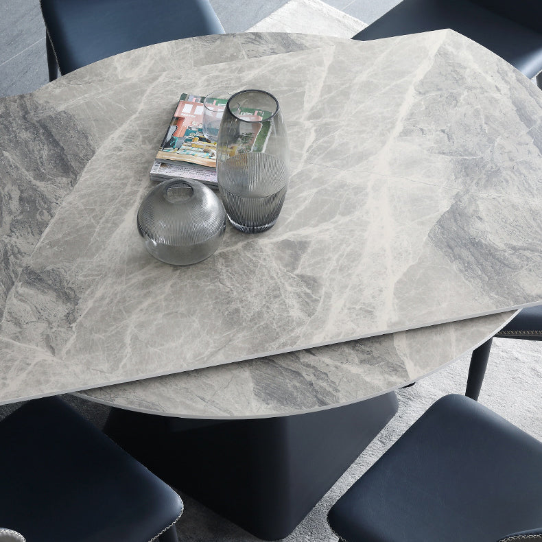 Modern 1/4/5/7 Pieces Dining Room Set Round Dining Room Table Set Clearhalo 'Dining Room Sets' 'Dining Tables & Seating' 'dining_room_set' 'furn' 'furn_dining_room_set' 'Furniture' 'furniture_dining_room_set' 'Kitchen & Dining Furniture' 4863048