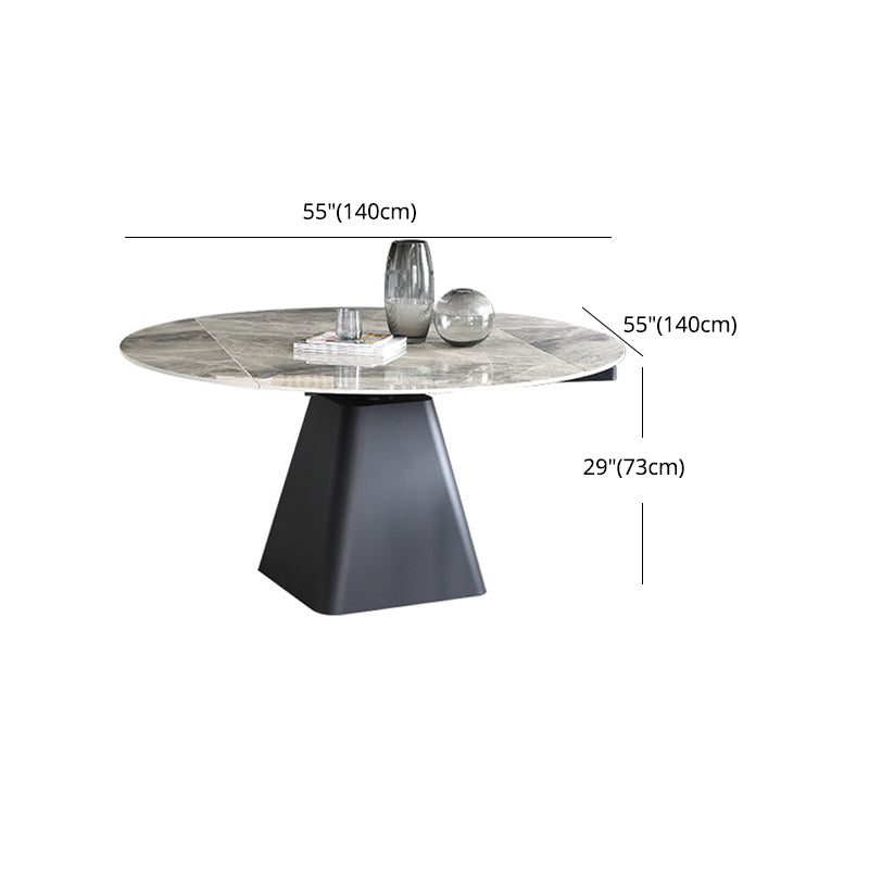 Modern 1/4/5/7 Pieces Dining Room Set Round Dining Room Table Set Clearhalo 'Dining Room Sets' 'Dining Tables & Seating' 'dining_room_set' 'furn' 'furn_dining_room_set' 'Furniture' 'furniture_dining_room_set' 'Kitchen & Dining Furniture' 4863055