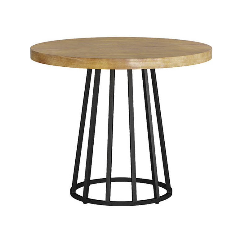 Modern 1/2/7 Pieces Dining Set Round Pine Wood Dining Table for Dining Room Clearhalo 'Dining Room Sets' 'Dining Tables & Seating' 'dining_room_set' 'furn' 'furn_dining_room_set' 'Furniture' 'furniture_dining_room_set' 'Kitchen & Dining Furniture' 4863091