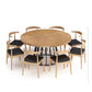 Modern 1/2/7 Pieces Dining Set Round Pine Wood Dining Table for Dining Room Clearhalo 'Dining Room Sets' 'Dining Tables & Seating' 'dining_room_set' 'furn' 'furn_dining_room_set' 'Furniture' 'furniture_dining_room_set' 'Kitchen & Dining Furniture' 4863095