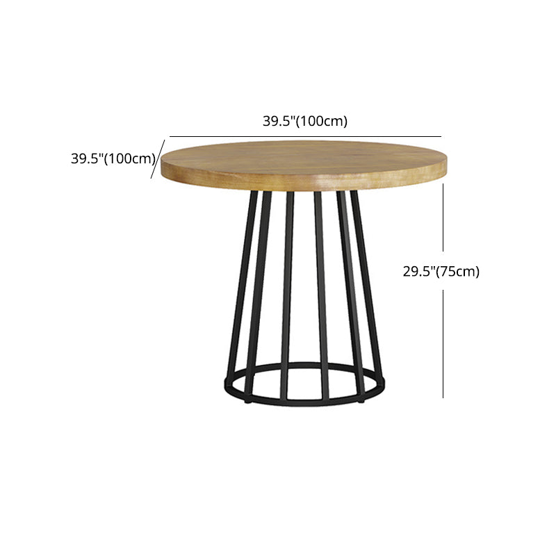 Modern 1/2/7 Pieces Dining Set Round Pine Wood Dining Table for Dining Room Clearhalo 'Dining Room Sets' 'Dining Tables & Seating' 'dining_room_set' 'furn' 'furn_dining_room_set' 'Furniture' 'furniture_dining_room_set' 'Kitchen & Dining Furniture' 4863099