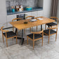Industrial 1/2/7 Pieces Dining Set Solid Wood Dining Table for Home Use Clearhalo 'Dining Room Sets' 'Dining Tables & Seating' 'dining_room_set' 'furn' 'furn_dining_room_set' 'Furniture' 'furniture_dining_room_set' 'Kitchen & Dining Furniture' 4863123