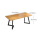 Industrial 1/2/7 Pieces Dining Set Solid Wood Dining Table for Home Use Clearhalo 'Dining Room Sets' 'Dining Tables & Seating' 'dining_room_set' 'furn' 'furn_dining_room_set' 'Furniture' 'furniture_dining_room_set' 'Kitchen & Dining Furniture' 4863134