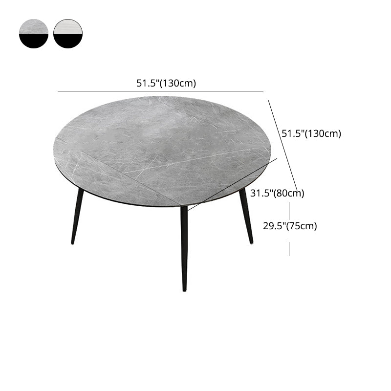 Modern 1/4/5/6/7 Pieces Dining Room Set Sintered Stone Dining Table Clearhalo 'Dining Room Sets' 'Dining Tables & Seating' 'dining_room_set' 'furn' 'furn_dining_room_set' 'Furniture' 'furniture_dining_room_set' 'Kitchen & Dining Furniture' 4863155