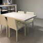 Rectangle Wood Top Dining Table Acrylic Base Modern Dining Table for Living Room Clearhalo 'Dining Tables & Seating' 'Dining Tables' 'dining_table' 'furn' 'furn_dining_table' 'Furniture' 'furniture_dining_table' 'Kitchen & Dining Furniture' 'kitchen' 'kitchen_dining_table' 4863205