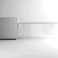 Rectangle Wood Top Dining Table Acrylic Base Modern Dining Table for Living Room Clearhalo 'Dining Tables & Seating' 'Dining Tables' 'dining_table' 'furn' 'furn_dining_table' 'Furniture' 'furniture_dining_table' 'Kitchen & Dining Furniture' 'kitchen' 'kitchen_dining_table' 4863207