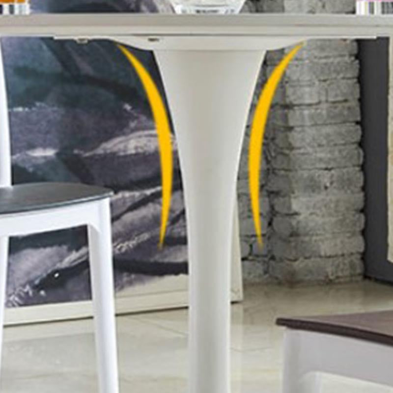 Modern Round Top Dinette Table Metal Base Dining Table for Restaurant Clearhalo 'Dining Tables & Seating' 'Dining Tables' 'dining_table' 'furn' 'furn_dining_table' 'Furniture' 'furniture_dining_table' 'Kitchen & Dining Furniture' 'kitchen' 'kitchen_dining_table' 4863288