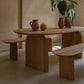 Modern Solid Wood Top Oval Dinette Table Wood Base Dining Table Clearhalo 'Dining Tables & Seating' 'Dining Tables' 'dining_table' 'furn' 'furn_dining_table' 'Furniture' 'furniture_dining_table' 'Kitchen & Dining Furniture' 'kitchen' 'kitchen_dining_table' 4863327