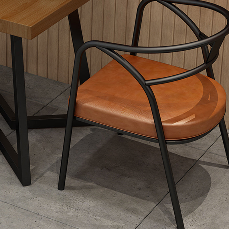 Industrial Wooden Dining Table Double Pedestal Dining Table for Restaurant Clearhalo 'Dining Tables & Seating' 'Dining Tables' 'dining_table' 'furn' 'furn_dining_table' 'Furniture' 'furniture_dining_table' 'Kitchen & Dining Furniture' 'kitchen' 'kitchen_dining_table' 4863483