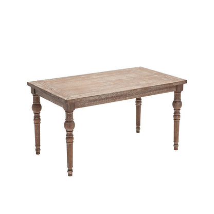 Medieval Modern Dining Table for Restaurant Rectangle Pine Wood Old Table with 4 Legs Without Chairs Clearhalo 'Dining Tables & Seating' 'Dining Tables' 'dining_table' 'furn' 'furn_dining_table' 'Furniture' 'furniture_dining_table' 'Kitchen & Dining Furniture' 'kitchen' 'kitchen_dining_table' 4863495