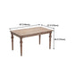 Medieval Modern Dining Table for Restaurant Rectangle Pine Wood Old Table with 4 Legs Clearhalo 'Dining Tables & Seating' 'Dining Tables' 'dining_table' 'furn' 'furn_dining_table' 'Furniture' 'furniture_dining_table' 'Kitchen & Dining Furniture' 'kitchen' 'kitchen_dining_table' 4863499