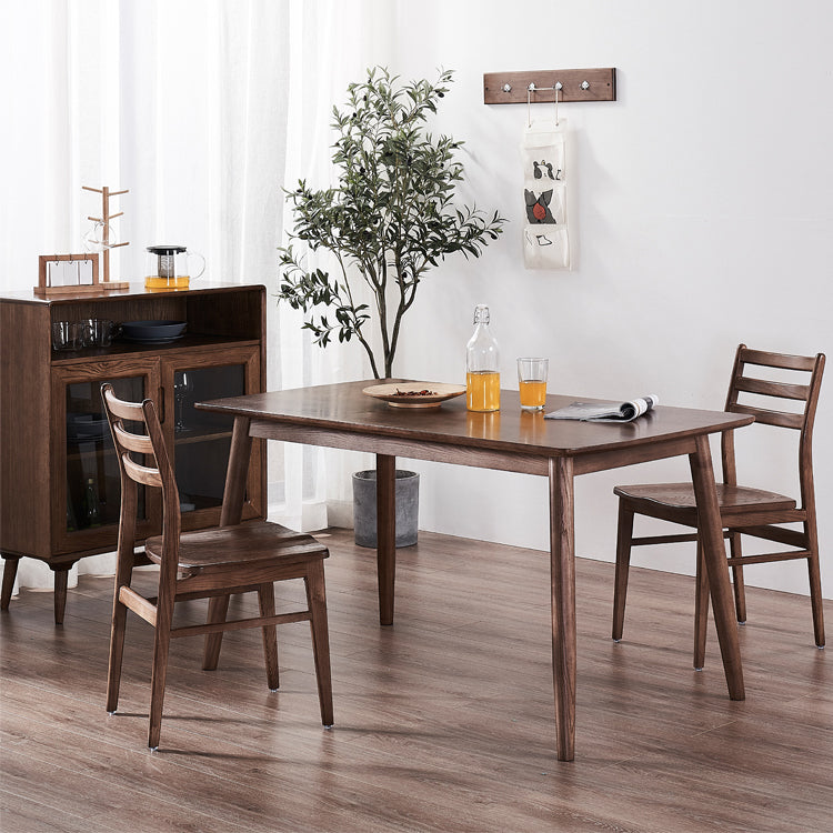 Solid Wood Dining Room Table Contemporary Style 4-foot Dining Site Table Clearhalo 'Dining Tables & Seating' 'Dining Tables' 'dining_table' 'furn' 'furn_dining_table' 'Furniture' 'furniture_dining_table' 'Kitchen & Dining Furniture' 'kitchen' 'kitchen_dining_table' 4863552