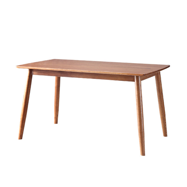 Solid Wood Dining Room Table Contemporary Style 4-foot Dining Site Table Brown Without Chairs Clearhalo 'Dining Tables & Seating' 'Dining Tables' 'dining_table' 'furn' 'furn_dining_table' 'Furniture' 'furniture_dining_table' 'Kitchen & Dining Furniture' 'kitchen' 'kitchen_dining_table' 4863556