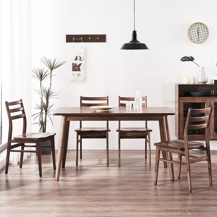 Solid Wood Dining Room Table Contemporary Style 4-foot Dining Site Table Clearhalo 'Dining Tables & Seating' 'Dining Tables' 'dining_table' 'furn' 'furn_dining_table' 'Furniture' 'furniture_dining_table' 'Kitchen & Dining Furniture' 'kitchen' 'kitchen_dining_table' 4863563