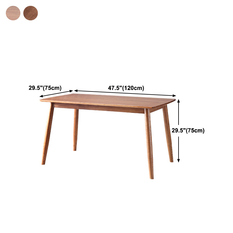 Solid Wood Dining Room Table Contemporary Style 4-foot Dining Site Table Clearhalo 'Dining Tables & Seating' 'Dining Tables' 'dining_table' 'furn' 'furn_dining_table' 'Furniture' 'furniture_dining_table' 'Kitchen & Dining Furniture' 'kitchen' 'kitchen_dining_table' 4863566