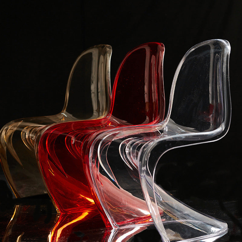 Nordic Style Armless Chair Plastic Home Side Chair for Dining Room Clearhalo 'Dining Chairs' 'Dining Tables & Seating' 'dining_chair' 'Furniture' 'furniture_dining_chair' 'Kitchen & Dining Furniture' 4863676