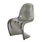 Nordic Style Armless Chair Plastic Home Side Chair for Dining Room Smoke Gray 1 Piece Clearhalo 'Dining Chairs' 'Dining Tables & Seating' 'dining_chair' 'Furniture' 'furniture_dining_chair' 'Kitchen & Dining Furniture' 4863678