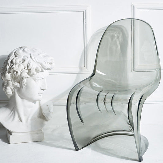 Nordic Style Armless Chair Plastic Home Side Chair for Dining Room Clearhalo 'Dining Chairs' 'Dining Tables & Seating' 'dining_chair' 'Furniture' 'furniture_dining_chair' 'Kitchen & Dining Furniture' 4863693