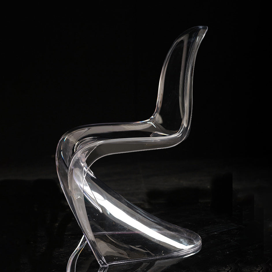 Nordic Style Armless Chair Plastic Home Side Chair for Dining Room Clearhalo 'Dining Chairs' 'Dining Tables & Seating' 'dining_chair' 'Furniture' 'furniture_dining_chair' 'Kitchen & Dining Furniture' 4863697