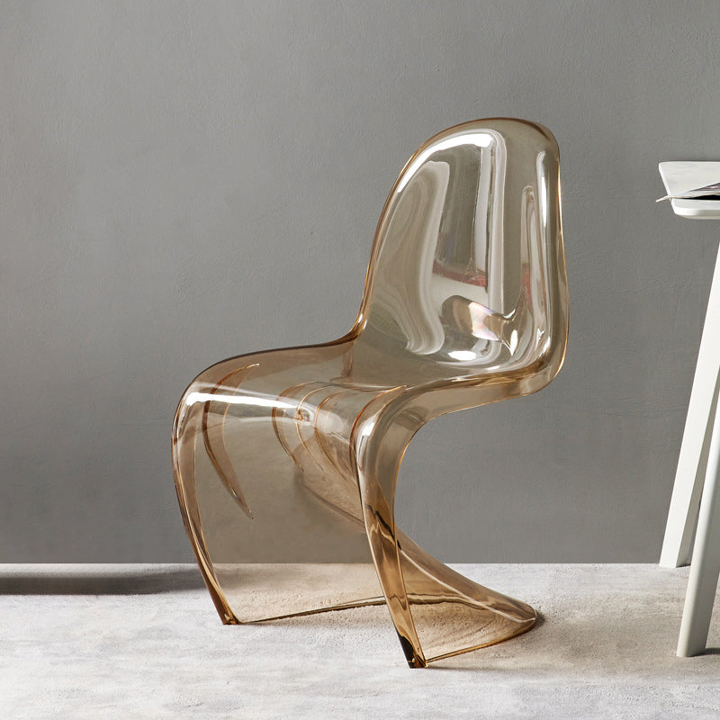 Nordic Style Armless Chair Plastic Home Side Chair for Dining Room Clearhalo 'Dining Chairs' 'Dining Tables & Seating' 'dining_chair' 'Furniture' 'furniture_dining_chair' 'Kitchen & Dining Furniture' 4863699