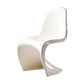 Nordic Style Armless Chair Plastic Home Side Chair for Dining Room Cream 1 Piece Clearhalo 'Dining Chairs' 'Dining Tables & Seating' 'dining_chair' 'Furniture' 'furniture_dining_chair' 'Kitchen & Dining Furniture' 4863714